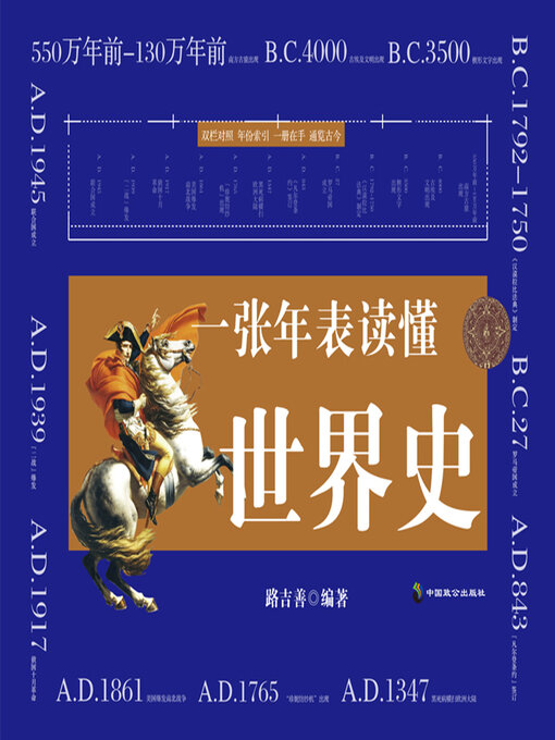 Title details for 一张表读懂世界史 by 路吉善 - Available